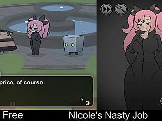 I love nicole's nasty erotic interactive game job
