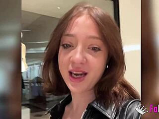 Argentinian slut Rebecca Jones bent over moaning in missionary riding amateur fucking at home