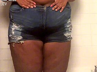 This teen pees and farts in the bathroom for a close-up view.