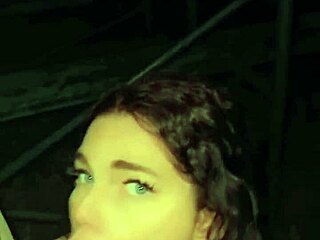 Young slut fucks coach on bleachers after practice