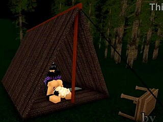 Hot Camping Sex with Big Tits and Ass!