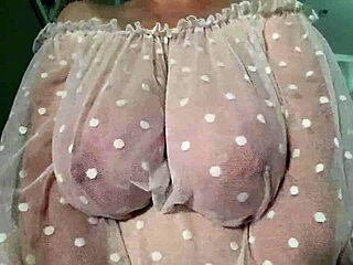 gorgeous big boobs close-up milf with saggy tits chatting casually