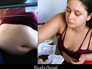 watch piggy gain weight while studying, isn't it teasing?