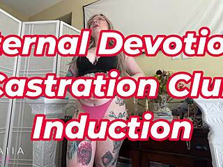 Blonde Dancer Punished in Femdom Fantasy Club Induction