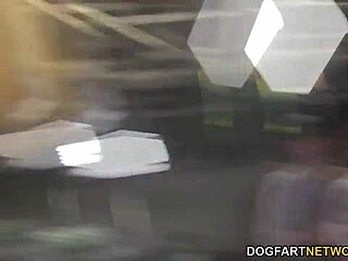 Chanell Heart enjoys wild gangbang with white guys