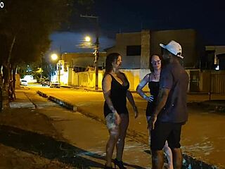 Stranger invites us after party for anal creampie