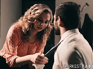 darkesttaboo com - boss-banging babe sinful babe loves fucking her boss with big tits doggystyle bent over group big cock riding natural tits rough