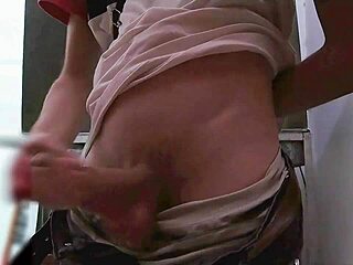 i'm masturbating in the shop back