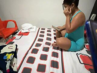 My cheating old wife gives big ass before husband