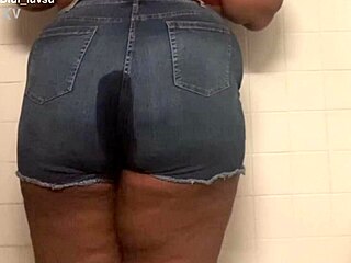 This teen pees and farts in the bathroom for a close-up view.