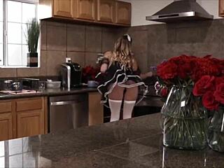 Adira Allure And Kit Mercer Share Intimate Maid Kisses And Pussy Licks