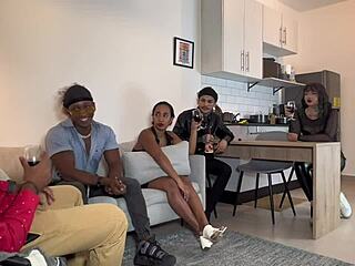 Coworkers Engage in Taboo Sex Party with Orgy