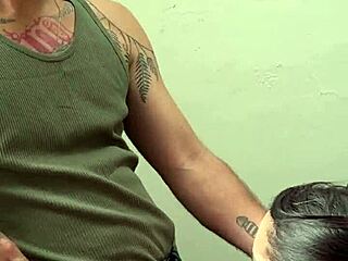 The story of a happy cuckold watching his old wife give blowjobs in humiliation.