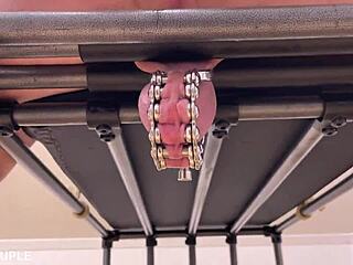 Waiting for how long in the cage.