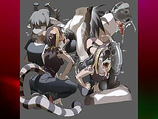 Ever seen a wild futa compilation with raw anal creampie action like this?