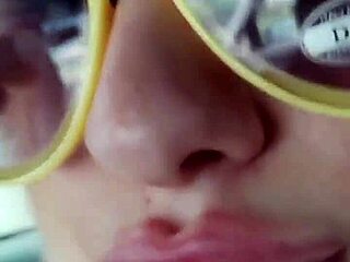 elza kom shows off her sweet big tits