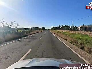 A german man picks up a tourist for an anal date on mallorca