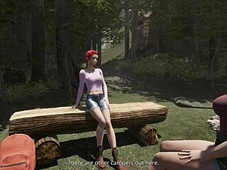 let's dive into caroline's fantasies part 4 camping with misty