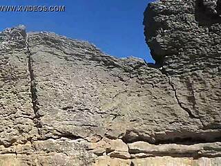 African Woman Relaxes On Nudist Beach