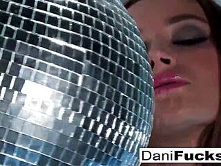 sexy dani daniels touches herself gently