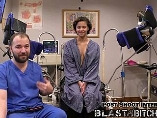 Patient Rebel Wyatt feels her pussy blasted with cum by the doctor in missionary