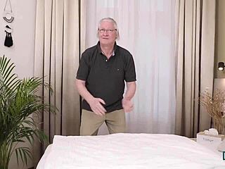 Grandpa, fuck my big titted topmodel body with kisses and muff diving now