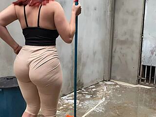 This maid is so naughty, teasing me all the time.