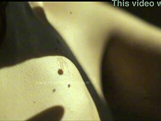 Renatinha Mello Swallows Double Cumshot Intensely.