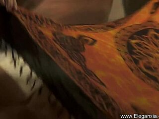 Touching Her Intimate Areas In Erotic Massage