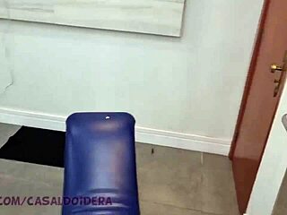 Backstage with Renatinha Paixão taking a big dick in her ass during recording.