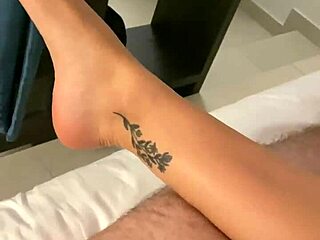 Mutual Masturbation Session with Sexy Tattooed Wife