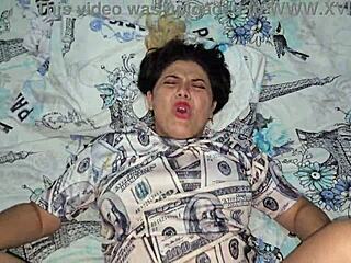 I'm destroying this blonde fuck doll's ass with my thick black cock.