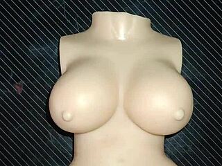 Fuck Doll In Missionary Quickie With Toys Masturbation Cock Foreplay And Close Up Real Doll Fucking