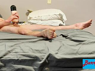 edging masturbation with sucking vibrating blowjob toy