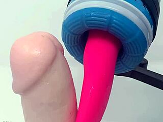 In This Sex Toy Demonstration, The Rubjoy Robot Shows Masturbation With Fleshlight Toys