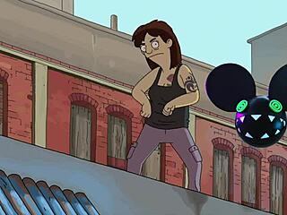 the dancing person from bobs burgers bridged by lightwave