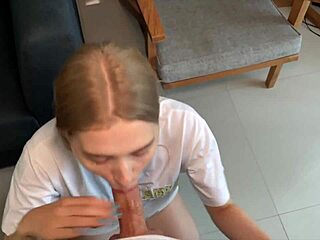 Rent-Free Sucking for Cute Teen