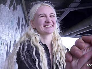 hey, german scout picks up skinny blonde teen daruma rai for casting fuck in berlin