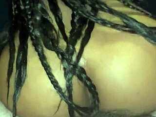 Ebony stripper loves intense anal and cum