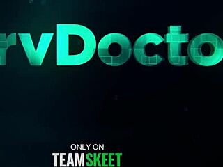 Pretty ginger teen bribes doctor during office checkup to keep secret