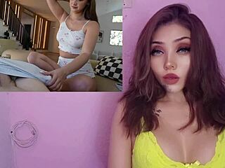 Little stepsister cheats with stepbrother in sex lessons