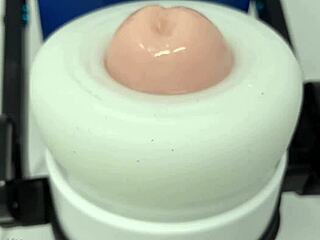 In This Sex Toy Demonstration, The Rubjoy Robot Shows Masturbation With Fleshlight Toys