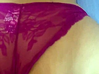 Latina with big ass on all fours in thong