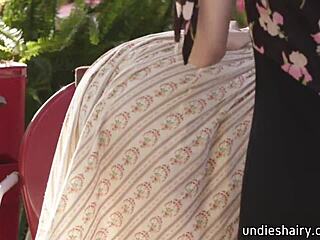 Sensual Blonde Charlotte Stokely Seduces Redhead Maya Kendrick Outdoors