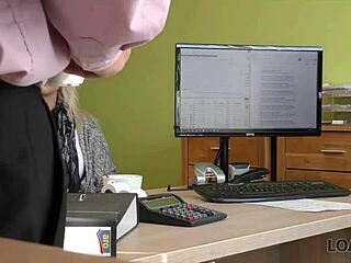 Blonde Katy Rose Nails Dirty Casting