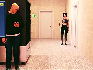 I met hot teacher Elizabeth in the game, she's a sexy MILF babe