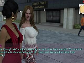 Wife And Stepmother Share Big Tits Fun