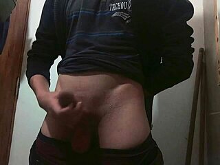 Young Teen Plays with Monster Cock in Bathroom!