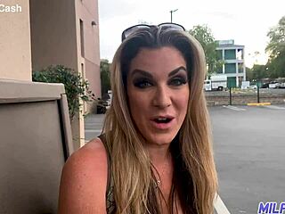 i watched this dirty blonde bombshell give her sexy milf ass to a horny stud