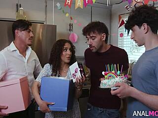 Stepmom Happy Birthday Anal Sex